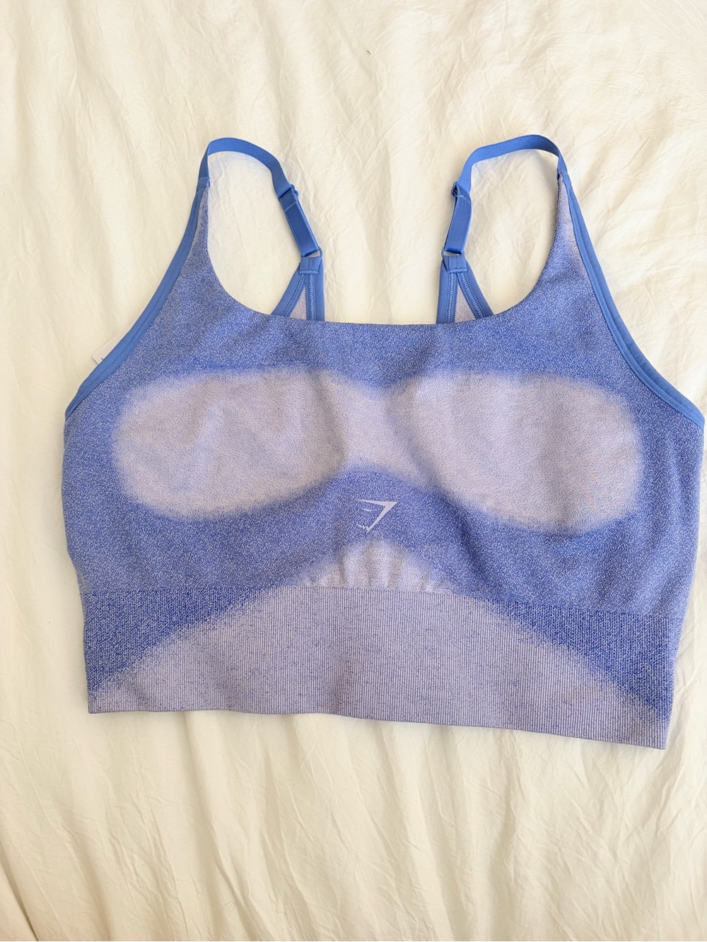 Gymshark Lavender Blue Seamless Workout Tank